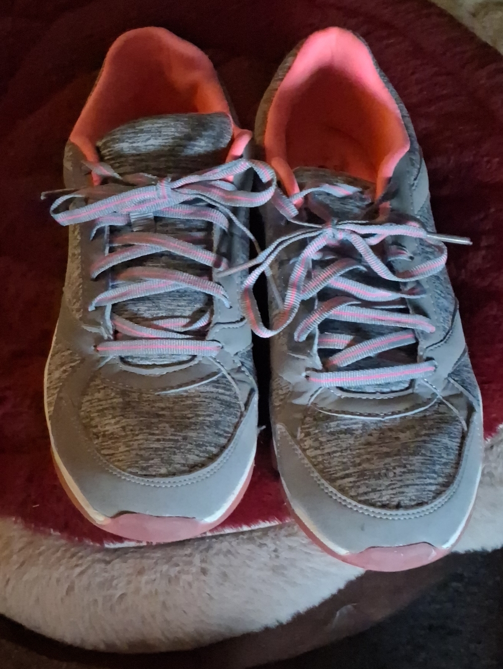 Danskin Now Gray and Pink Women's Athletic Sneakers